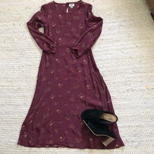 Boho inspired floral dress size 6 old navy